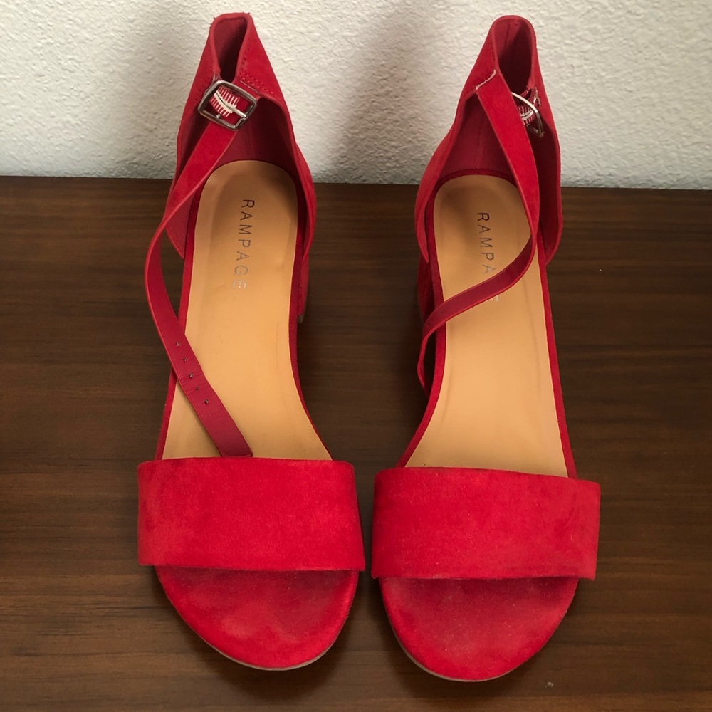 Rampage Women's Bold Red Heels